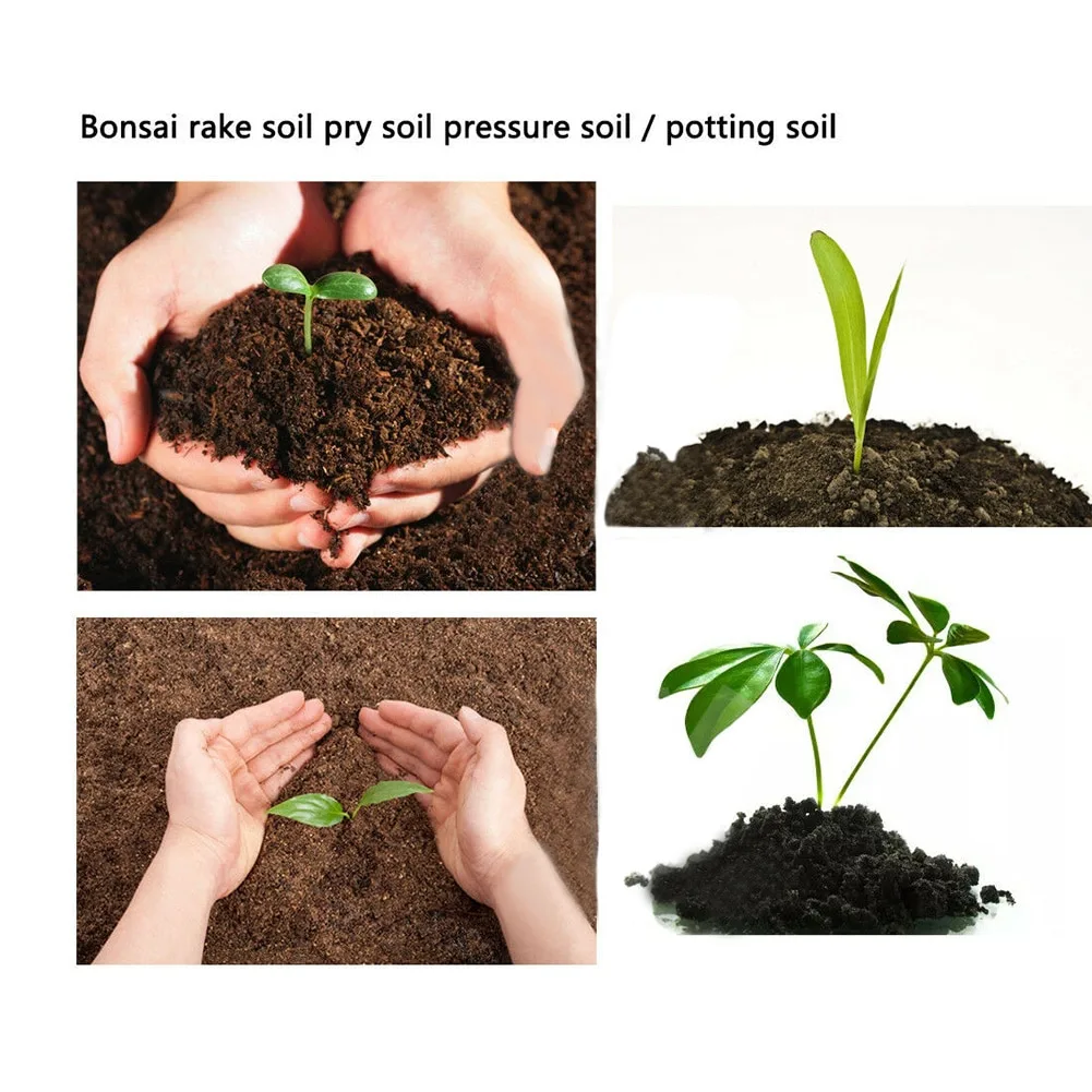 Home Flower 2 IN 1 Gardening Tools Firm Soil Durable Plant Practical Mix-function Spatula Root Rake Bonsai Stainless Steel Home Flower 2 IN 1 Gardening Tools Firm Soil Durable Plant Practical Mix-function Spatula Root Rake Bonsai Stainless Steel