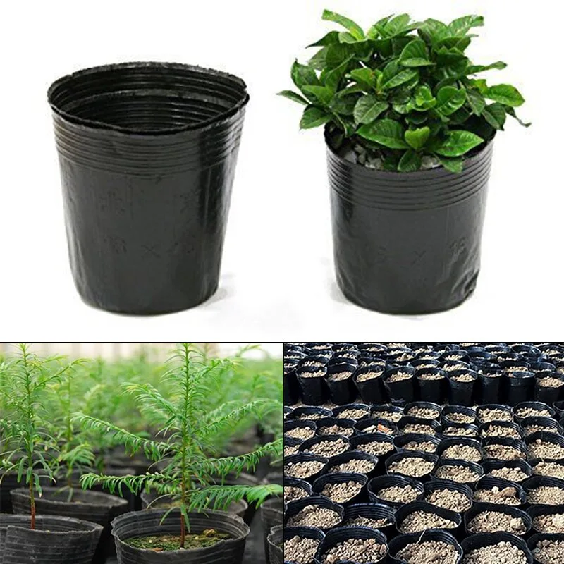 100Pcs Seedling Plants Nursery Bags Organic Biodegradable Grow Bags Fabric Eco-friendly Ventilate Growing Planting Bags 100Pcs Seedling Plants Nursery Bags Organic Biodegradable Grow Bags Fabric Eco-friendly Ventilate Growing Planting Bags