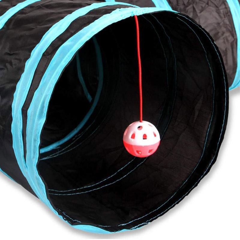 Pet Cat Tunnel 2/3/5 Holes Foldable Cat Tunnel Indoor Outdoor Pet Kitten Cat Training Toy for Cat Rabbit Animal Play Tube Pet Cat Tunnel 2/3/5 Holes Foldable Cat Tunnel Indoor Outdoor Pet Kitten Cat Training Toy for Cat Rabbit Animal Play Tube