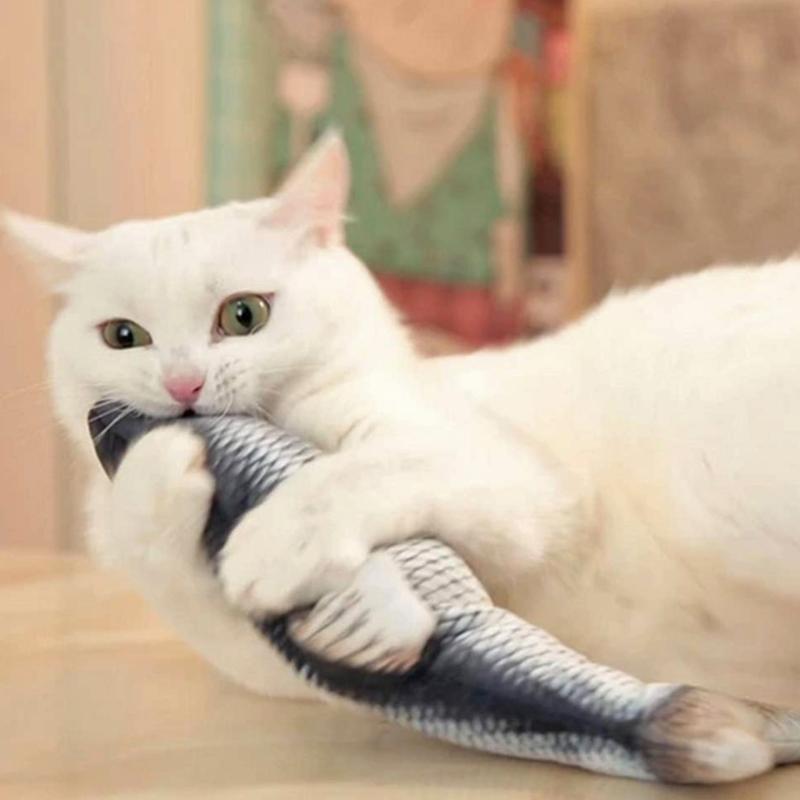 Electronic Fish Shape Cat Toy Electric USB Charging Simulation Fish Toys Funny Cat Chewing Playing Supplies Floppy Wagging Fish Electronic Fish Shape Cat Toy Electric USB Charging Simulation Fish Toys Funny Cat Chewing Playing Supplies Floppy Wagging Fish
